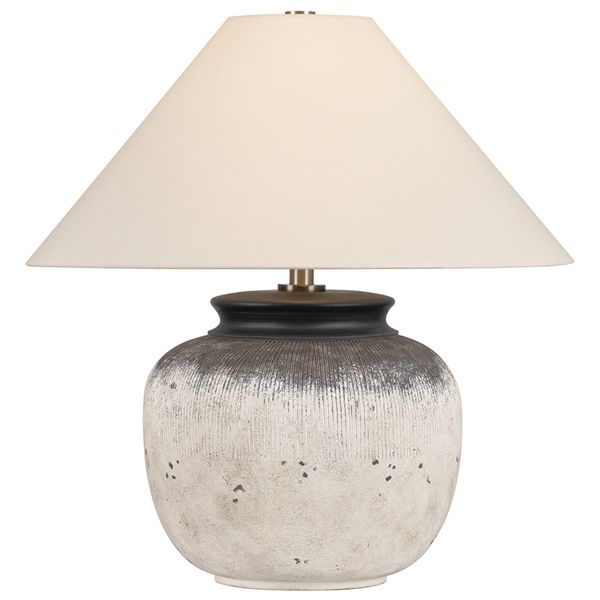Lampa sto owa o klasycznym wykonczeniu z wyraznym zarysem w odcieniu bieli do salonu